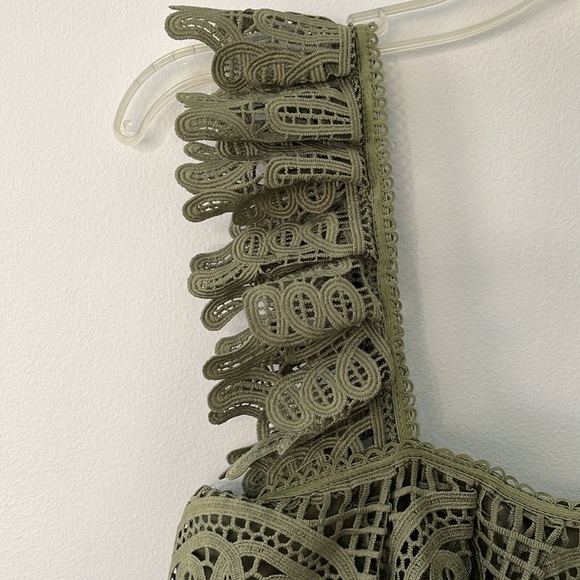 Anthropologie ERI + ALI Ruffled Lace Tank NEW WITH NO TAGS - Picture 4 of 11